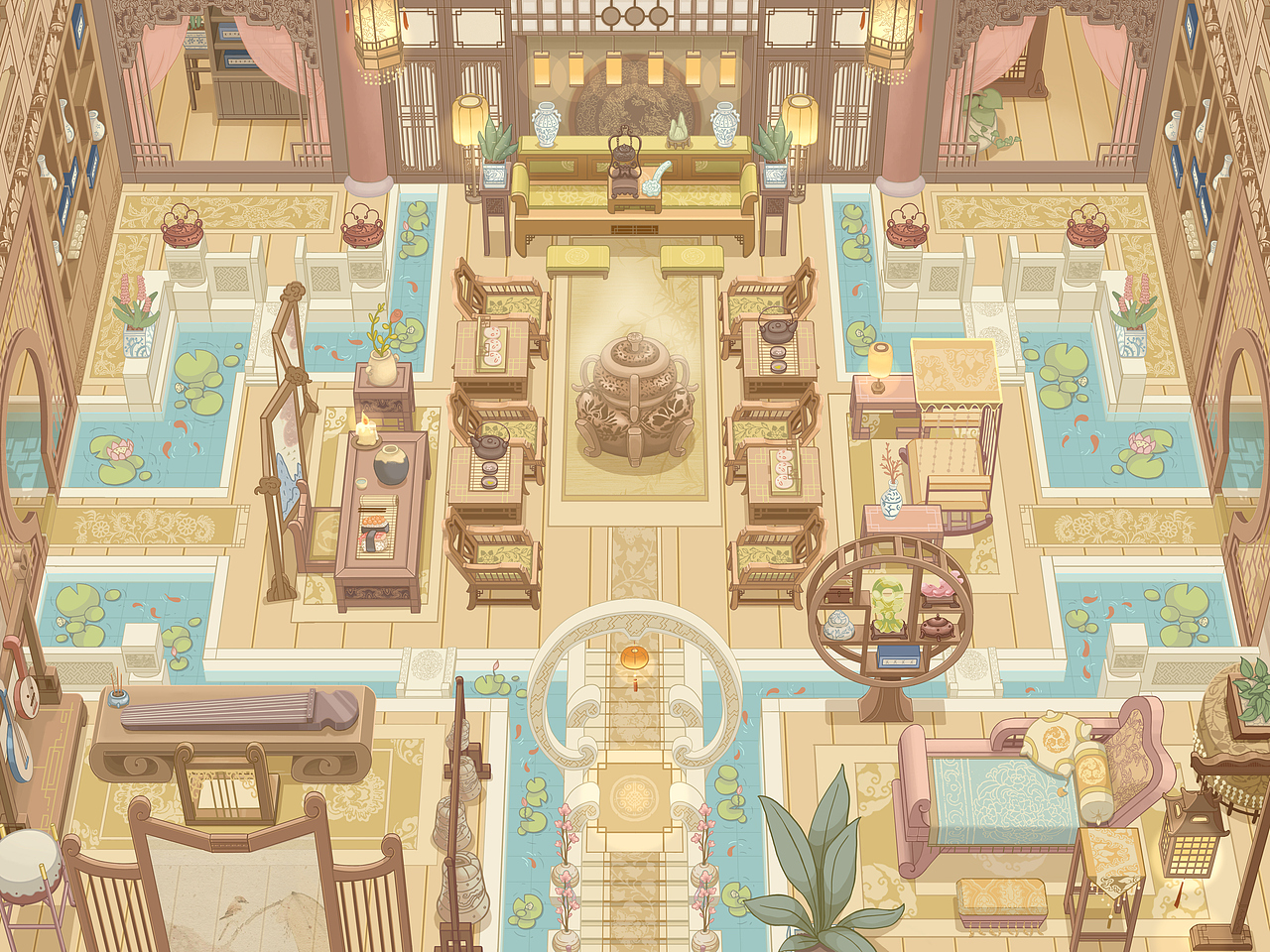 古风大厅——小肉羊的奇幻世界