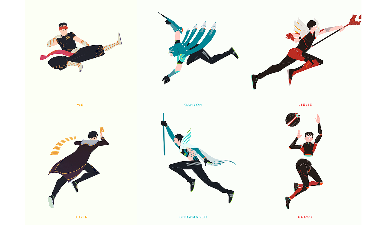 英雄联盟S11 LPL应援（图ZMjc3NzE4Mzg4） - 商业插画 - 站酷设计师阿吽形原创素材 - 站酷ZCOOL