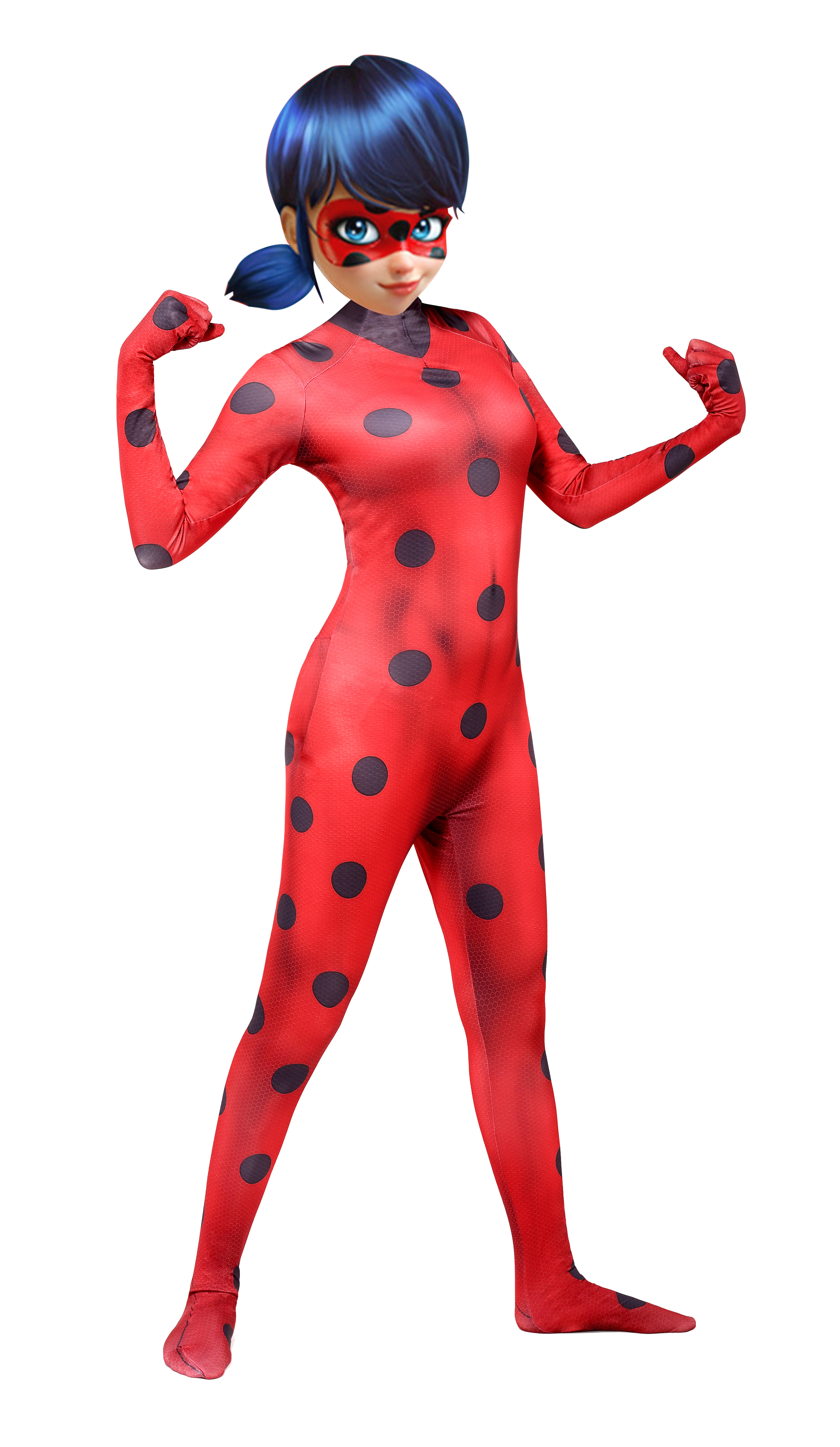 瓢虫雷迪cosplay,服装修图