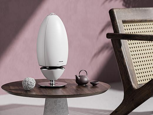 【产品渲染-咖啡机、音箱、婴儿车】