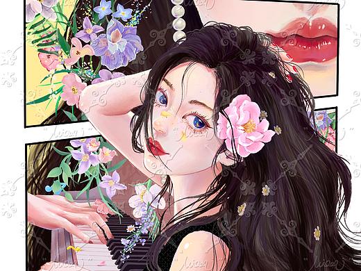 【打卡100天】花女孩•007