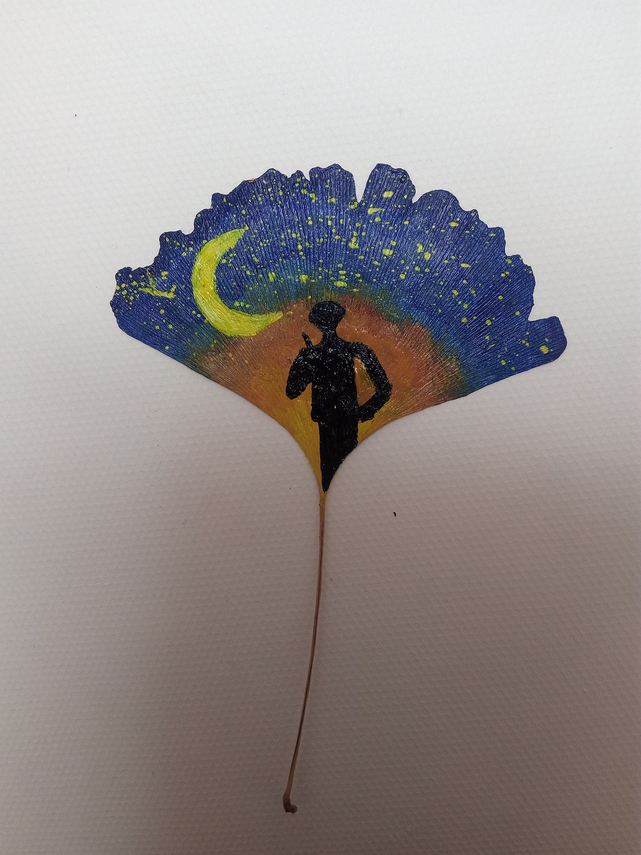 树叶上画画（图ZNjY4NDEyOTY=） - 其他手工艺 - 站酷设计师007小丑先生原创素材 - 站酷ZCOOL