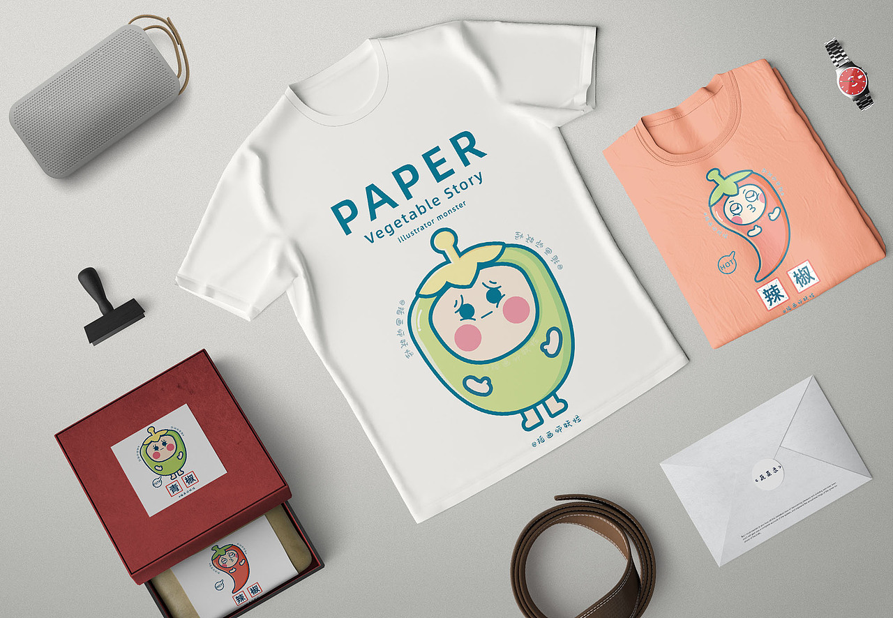 《蔬菜录》（图ZMjE1NjAzNDc2） - 商业插画 - 站酷设计师妖怪的插画日常原创素材 - 站酷ZCOOL