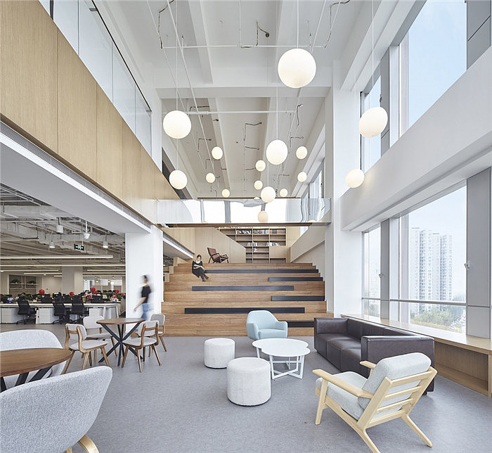 郑州宏钰堂推荐:科技公司办公楼装修设计效果图