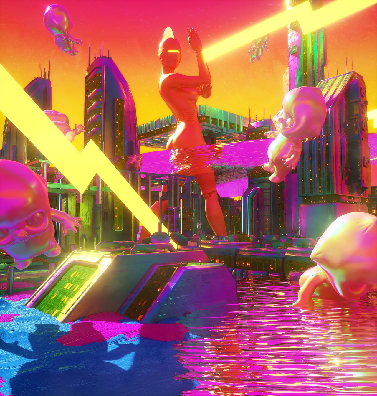 漂流丘比（图ZMTI5MzI0MzQ4） - 艺术插画 - 站酷设计师孙璐哥哥原创素材 - 站酷ZCOOL