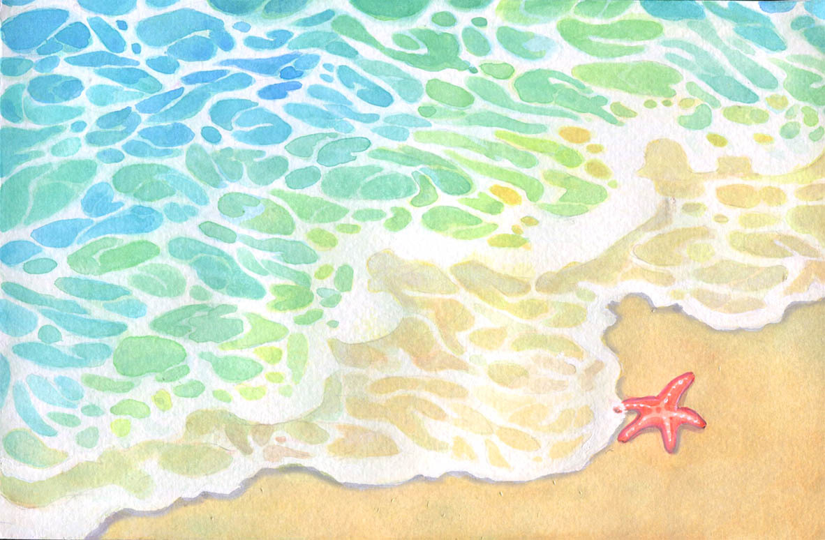 海边系列一|插画|艺术插画|画画汁 - 原创作品 - 站酷 (ZCOOL)