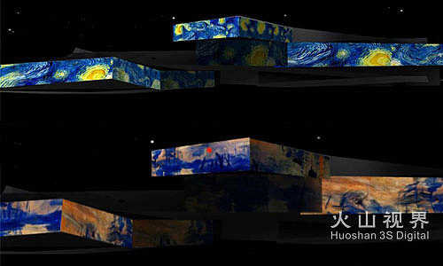 户外裸眼3D投影,墙面楼体秀投影素材