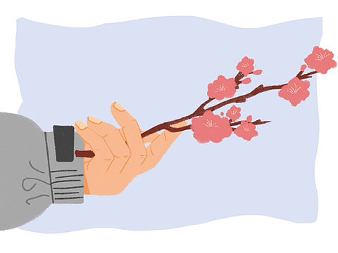 把四季留在手上