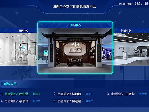 平板设备界面