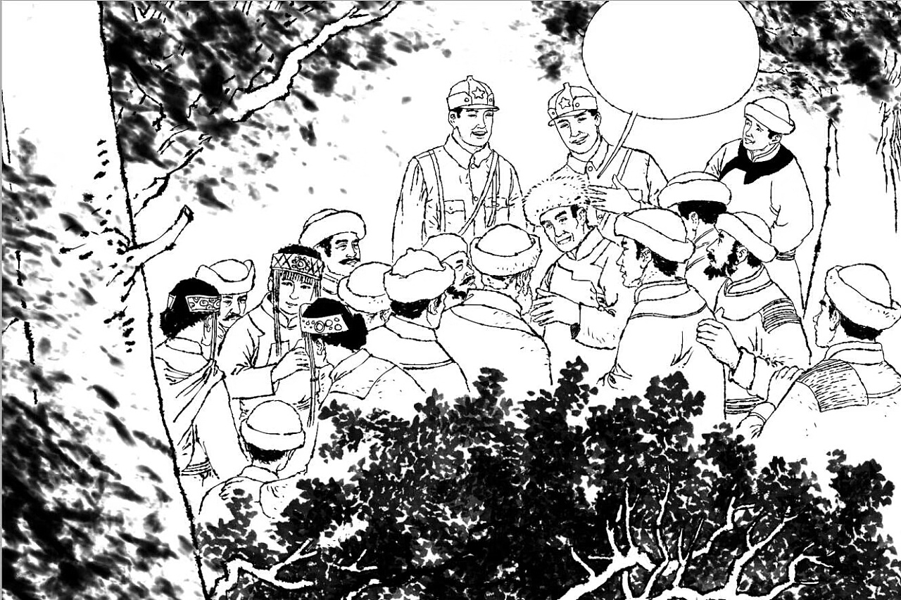 抗联写实抗战连环画红色革命连环画写实抗日连环画