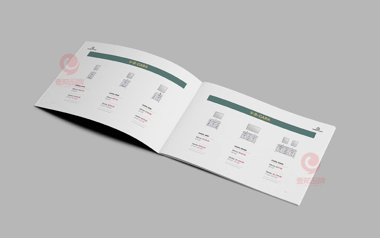 一希品牌设计--家装浴柜产品画册宣传册设计