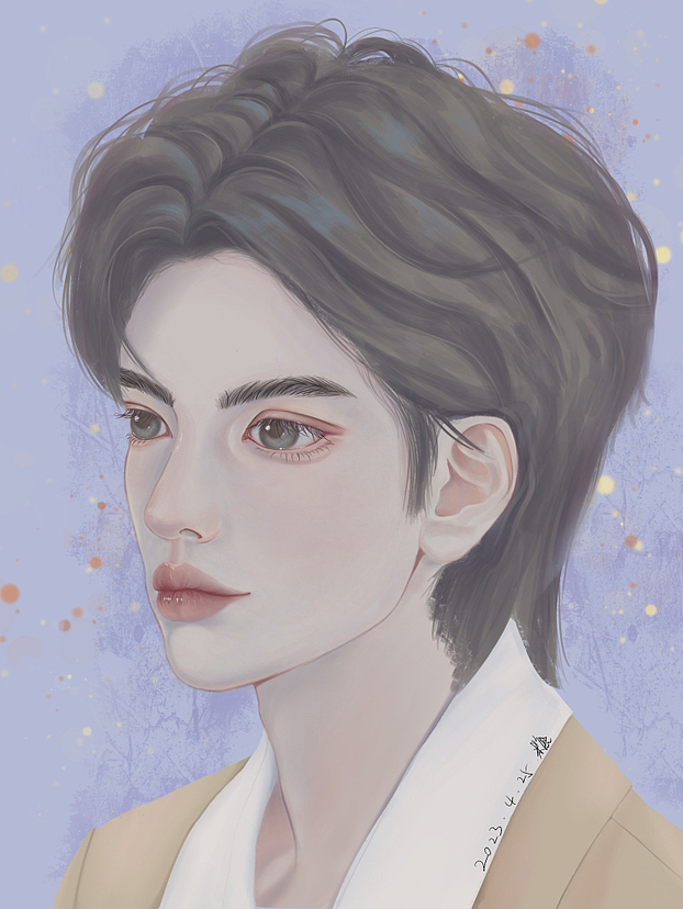 自學(xué)厚涂頭像（圖ZMzM5MzMxNjIw） - 創(chuàng)作習(xí)作 - 站酷設(shè)計(jì)師糖小糖糖糖原創(chuàng)素材 - 站酷ZCOOL