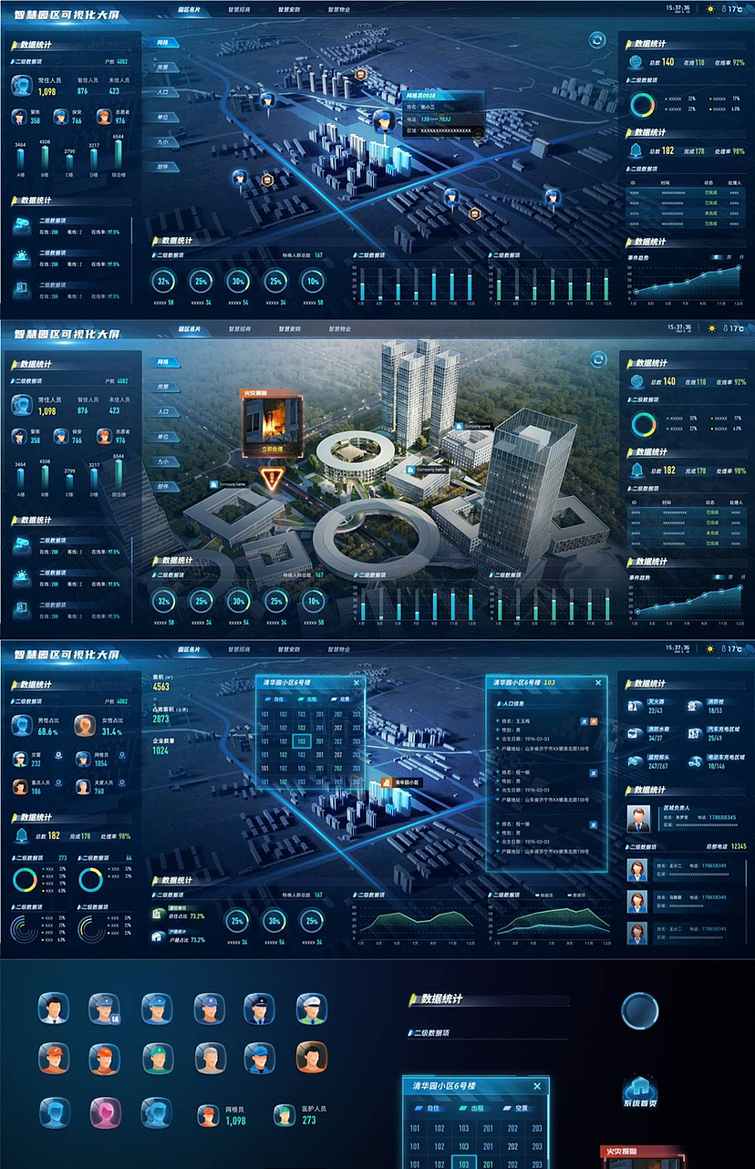 可视化大屏（图ZMzQ4MDIzMDQ4） - 交互/UE - 站酷设计师happygirl520原创素材 - 站酷ZCOOL