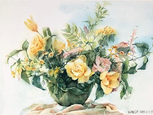 一組黃綠色系的畫（個人主頁-ZMzk3NjY0MjQ=） - 繪畫 - 站酷設計師SGED四個耳洞原創(chuàng)素材 - 站酷ZCOOL