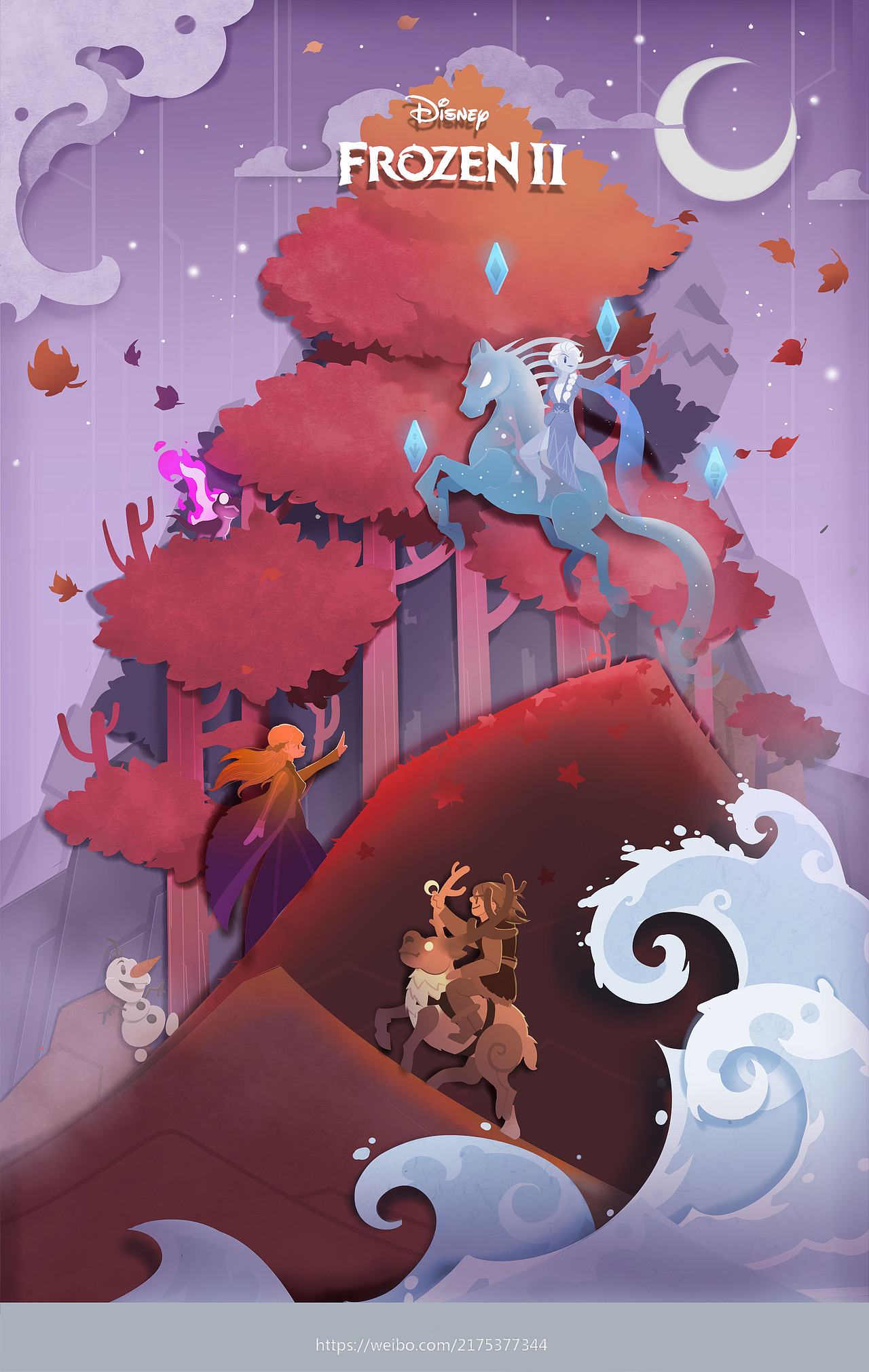 冰雪奇缘2（图ZMTg2MzIxNzA0） - 创作习作 - 站酷设计师猫小犬原创素材 - 站酷ZCOOL