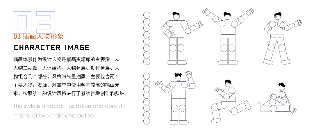 运营插画系统库作品集