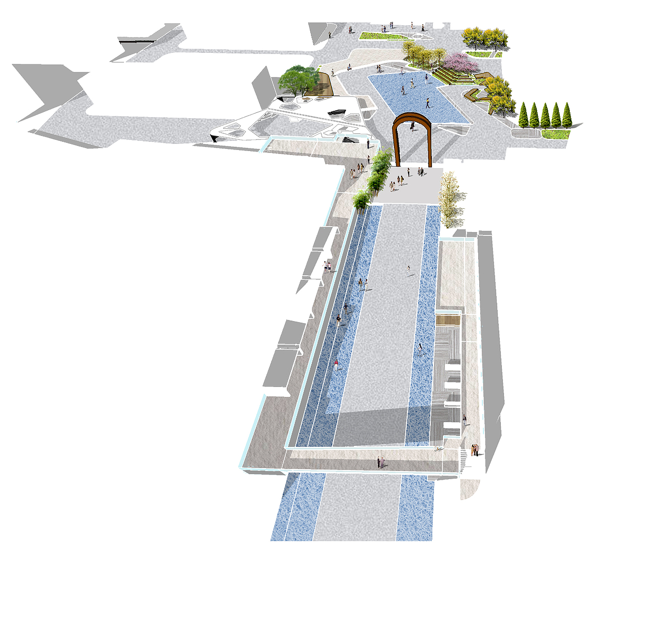 北交大南门改造（图ZODI3NzQ5MTY=） - 景观设计 - 站酷设计师椒盐儿原创素材 - 站酷ZCOOL