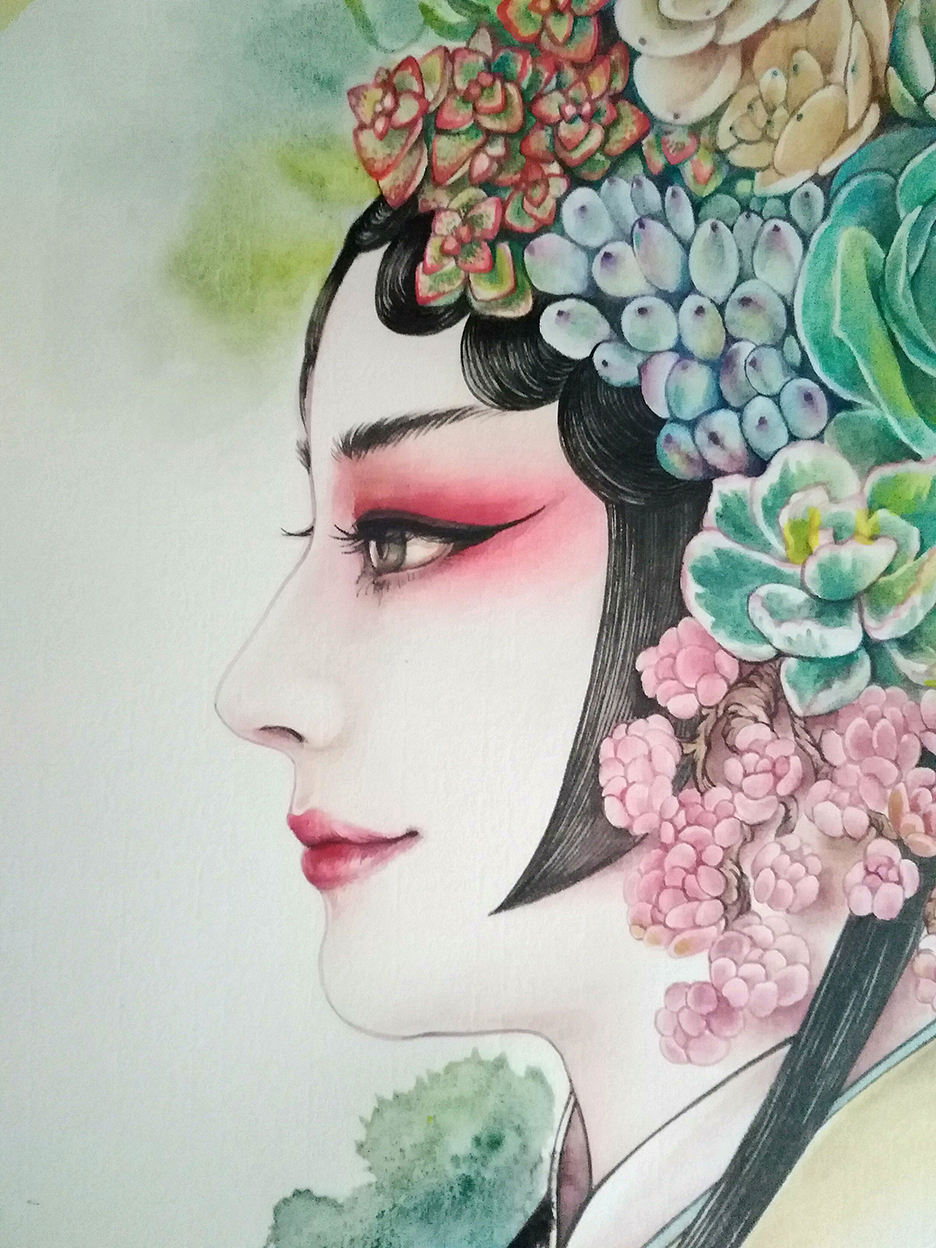 四季花旦春夏秋冬