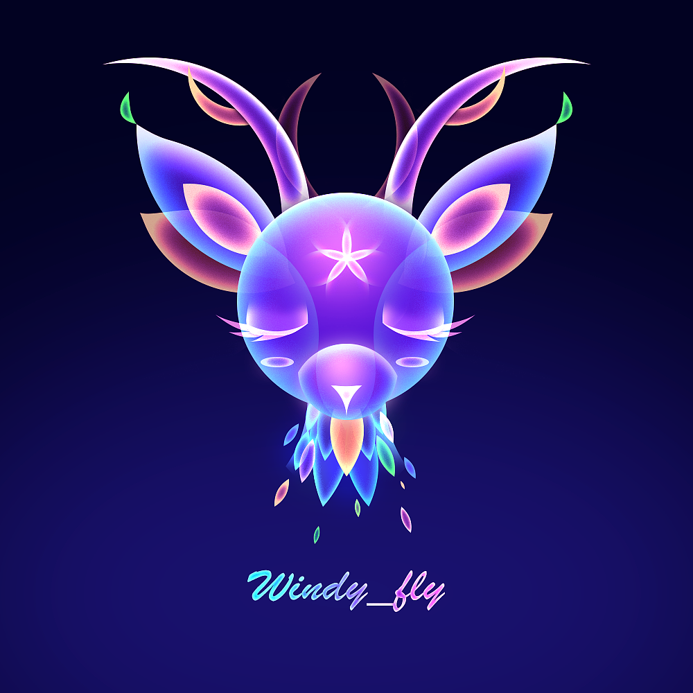 麋鹿（图ZNzAxMTQwOTY=） - 创作习作 - 站酷设计师Windy_fly原创素材 - 站酷ZCOOL