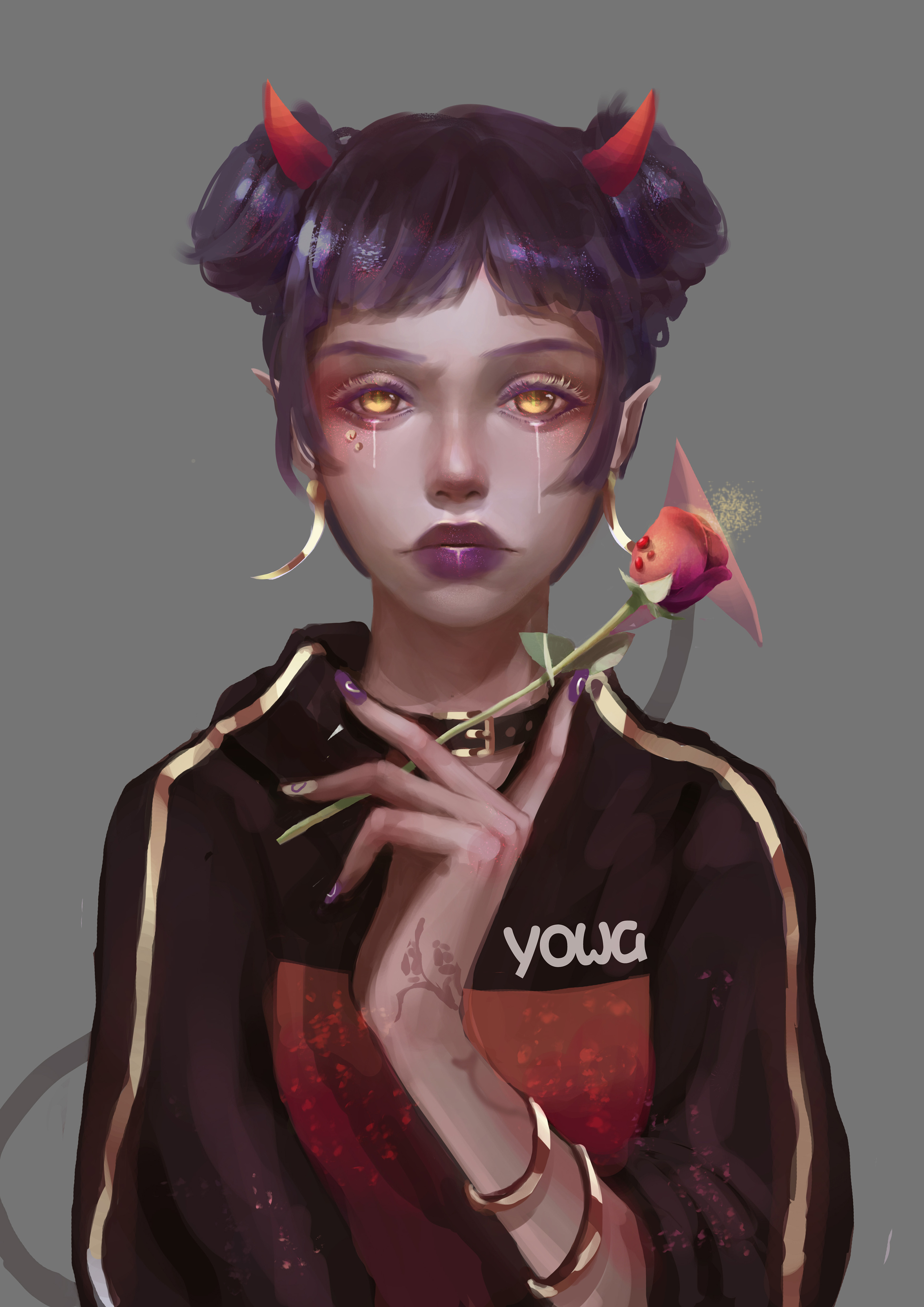 厚涂小恶魔女生