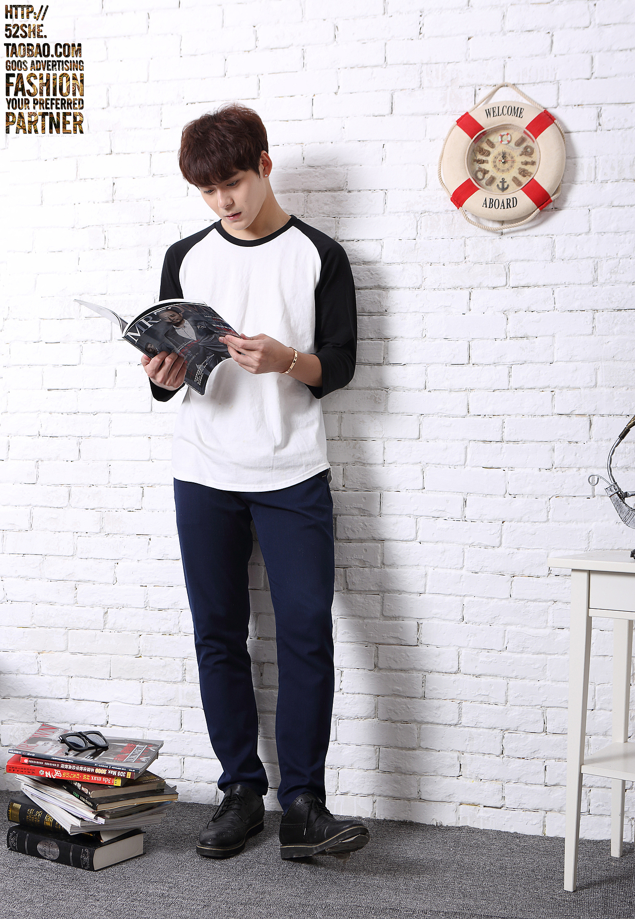 韩版日韩风男装拍摄秋冬韩版男装 日韩风格 时尚韩国风实景拍摄（图ZMzM4MTEyNzY=） - 人像摄影 - 站酷设计师古斯广告原创素材 - 站酷ZCOOL