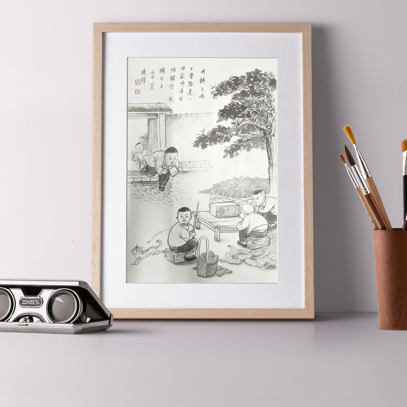 刘现辉民俗画主图