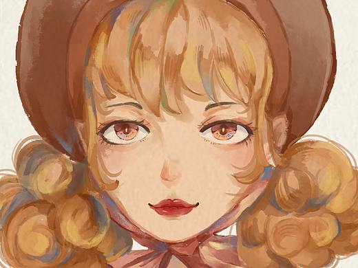 女孩（个人主页-ZNTI5OTg5OTI=） - 创作习作 - 站酷设计师春松客原创素材 - 站酷ZCOOL