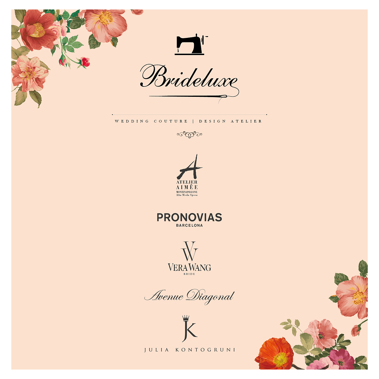 bride luxe 欧洲婚纱高定品牌 logo及简单应用