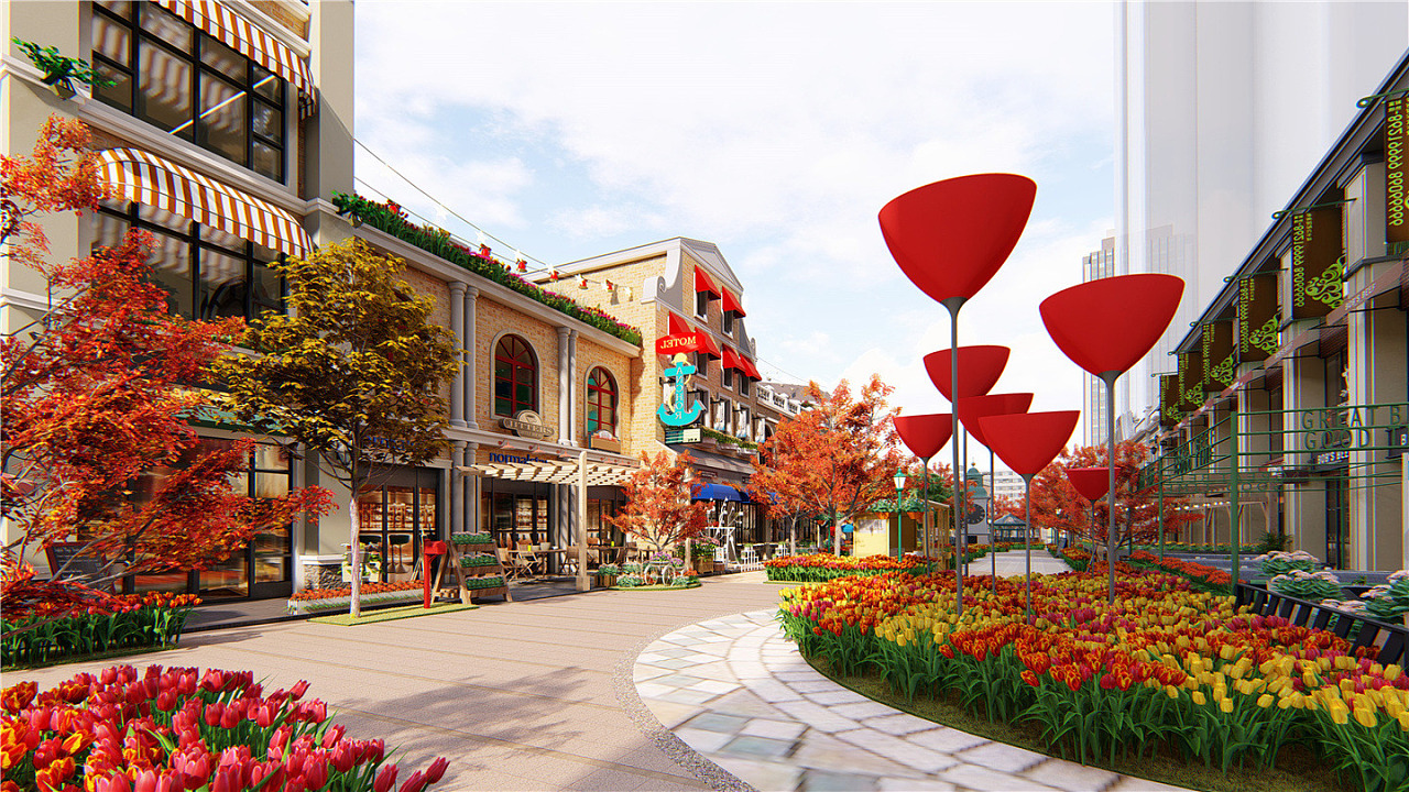 繁花集主题商业街设计赏析