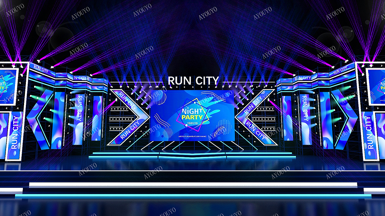 演唱会活动舞美