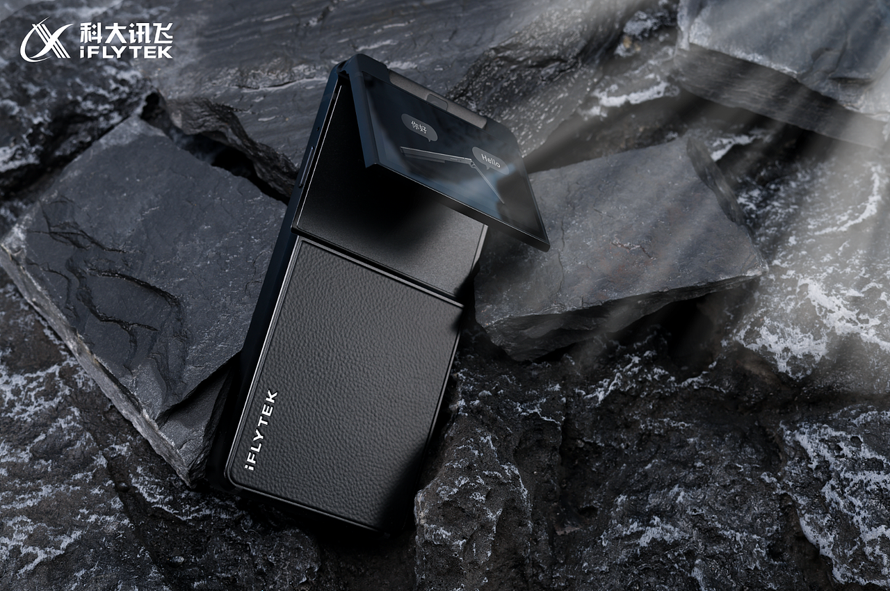 创意摄影-科大讯飞翻译机拍摄