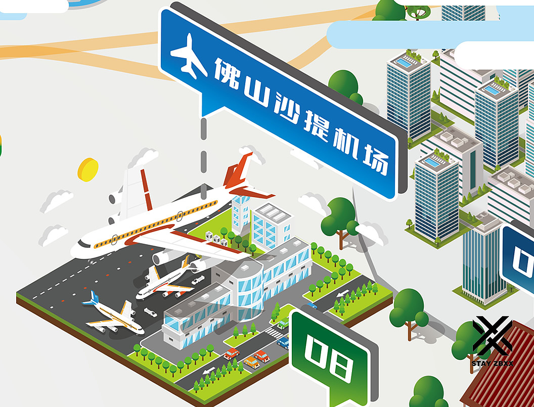 2.5d插画地图|插画|商业插画|rocshang - 原创作品 - 站酷 (zcool)