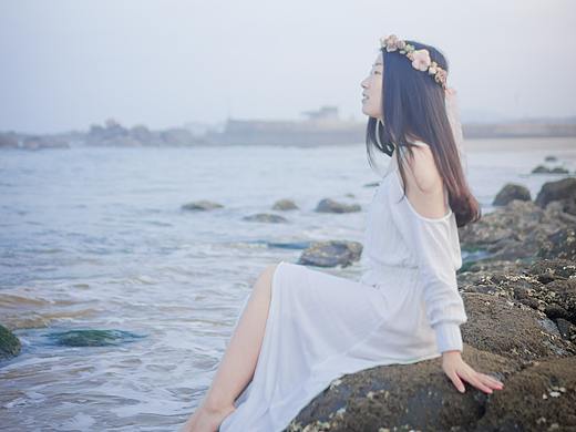 沙滩 人像