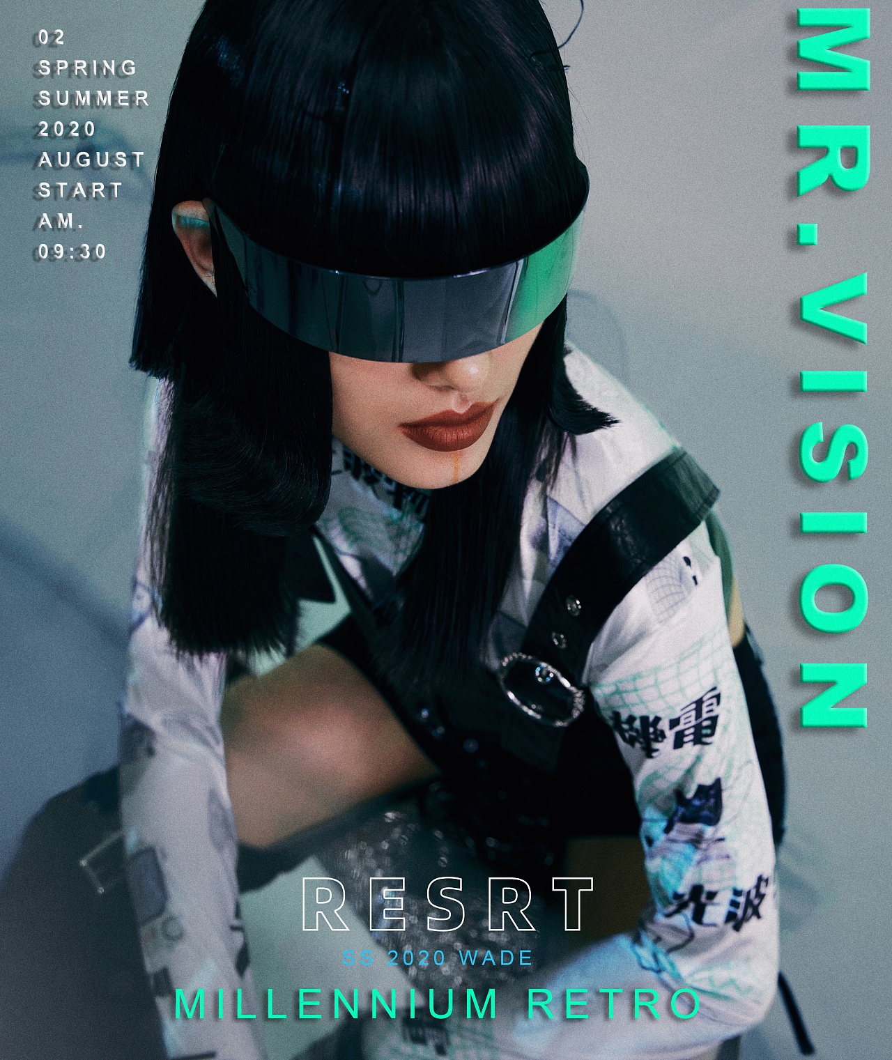 千禧年篇:摄影 排版|摄影|时尚/艺术摄影|vcolor海伦化妆师_原创作品