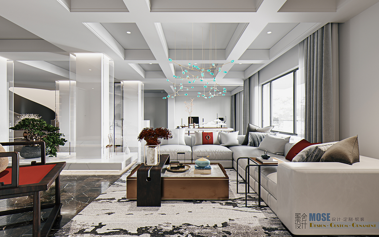 墨舍设计|雅韵·新中式私人会所