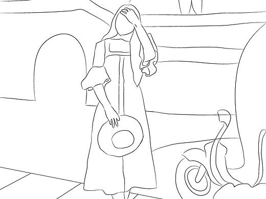 每日一涂4/100----畫自己線稿（個(gè)人主頁-ZMjY3MTY3NTY=） - 創(chuàng)作習(xí)作 - 站酷設(shè)計(jì)師pikajuan原創(chuàng)素材 - 站酷ZCOOL