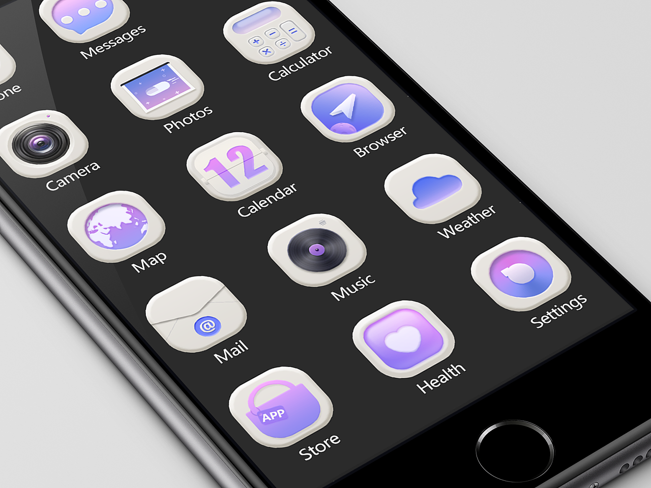 拟物app一组|ui|app界面|decolo - 原创作品 - 站酷 (zcool)