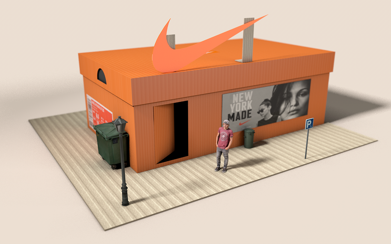 创意鞋盒(临)|三维|建筑/空间|臧yj - 原创作品 - 站酷 (zcool)