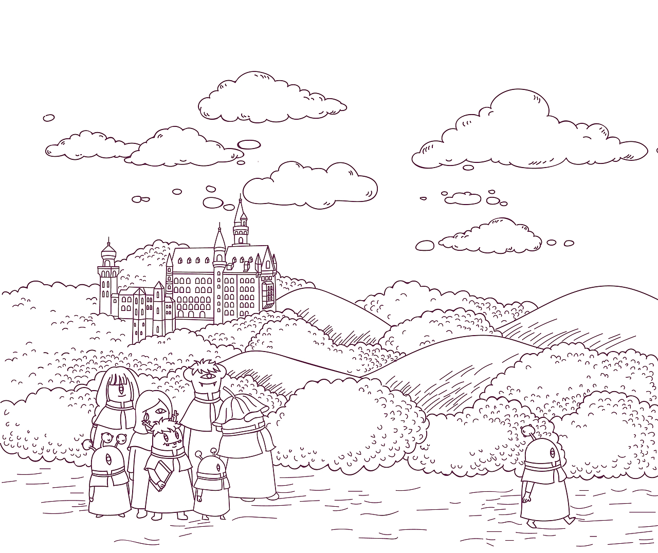 《魔菌学园》（图ZMTU4MTExODY4） - 绘本 - 站酷设计师黄笑醒原创素材 - 站酷ZCOOL