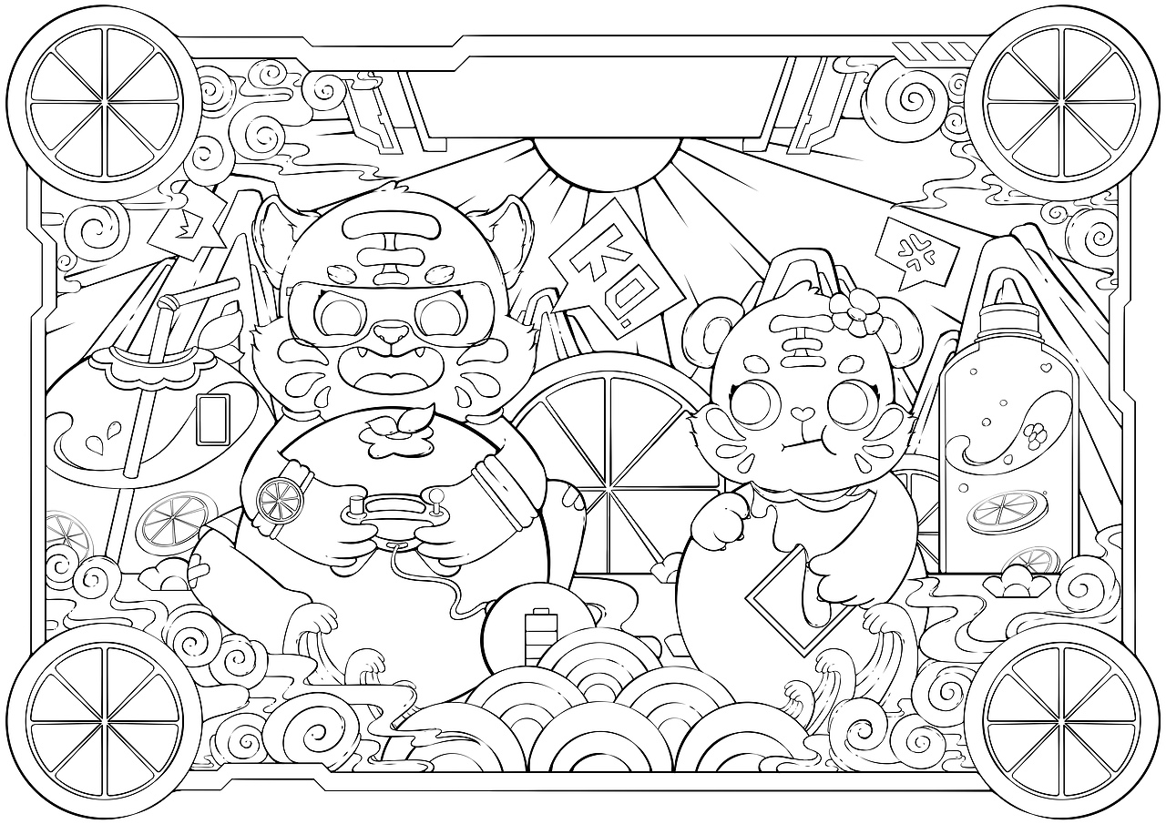 桔滋屋-国潮包装设计（图ZMjk0MjM2MTQ0） - 商业插画 - 站酷设计师大白不怕黑原创素材 - 站酷ZCOOL