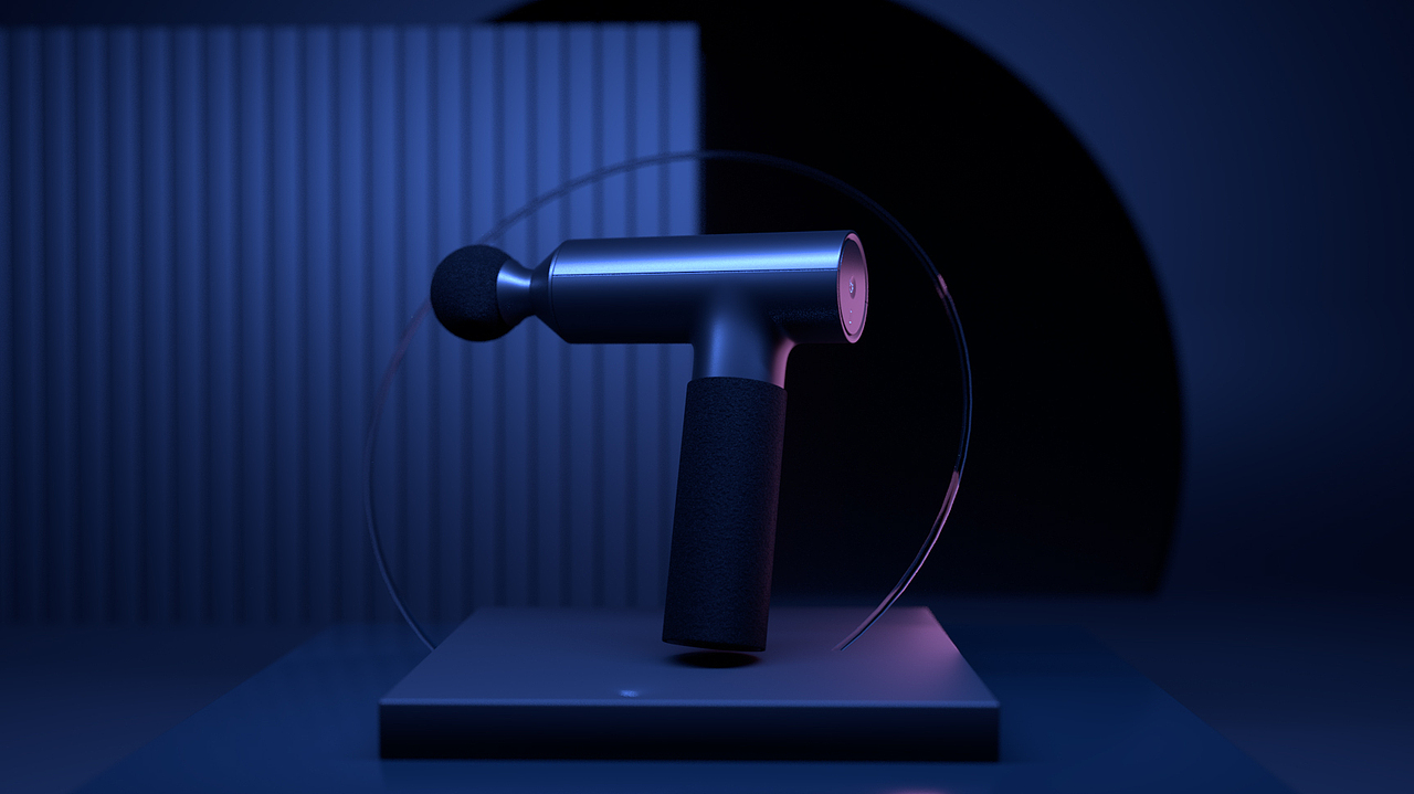 筋膜枪（图ZMjYyMjU5ODA4） - 产品 - 站酷设计师拔连原创素材 - 站酷ZCOOL