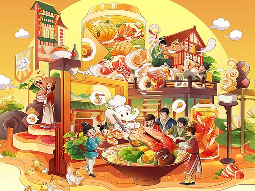 站酷x白象汤好喝｜小时候爱喝的汤