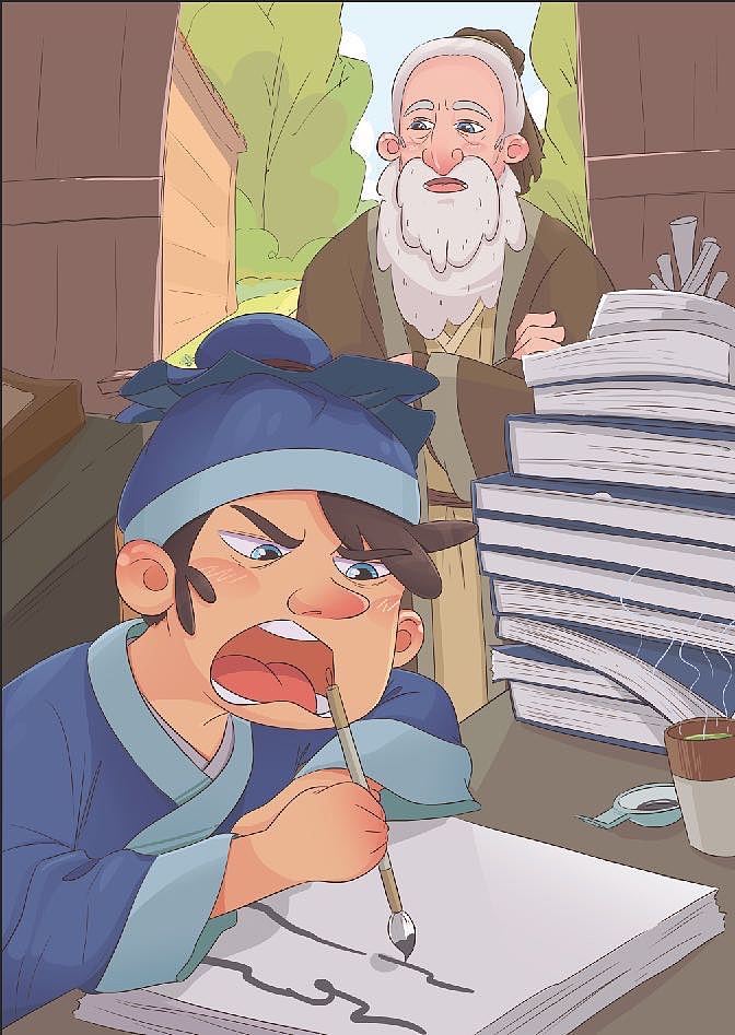 儿童古代寓言故事配图