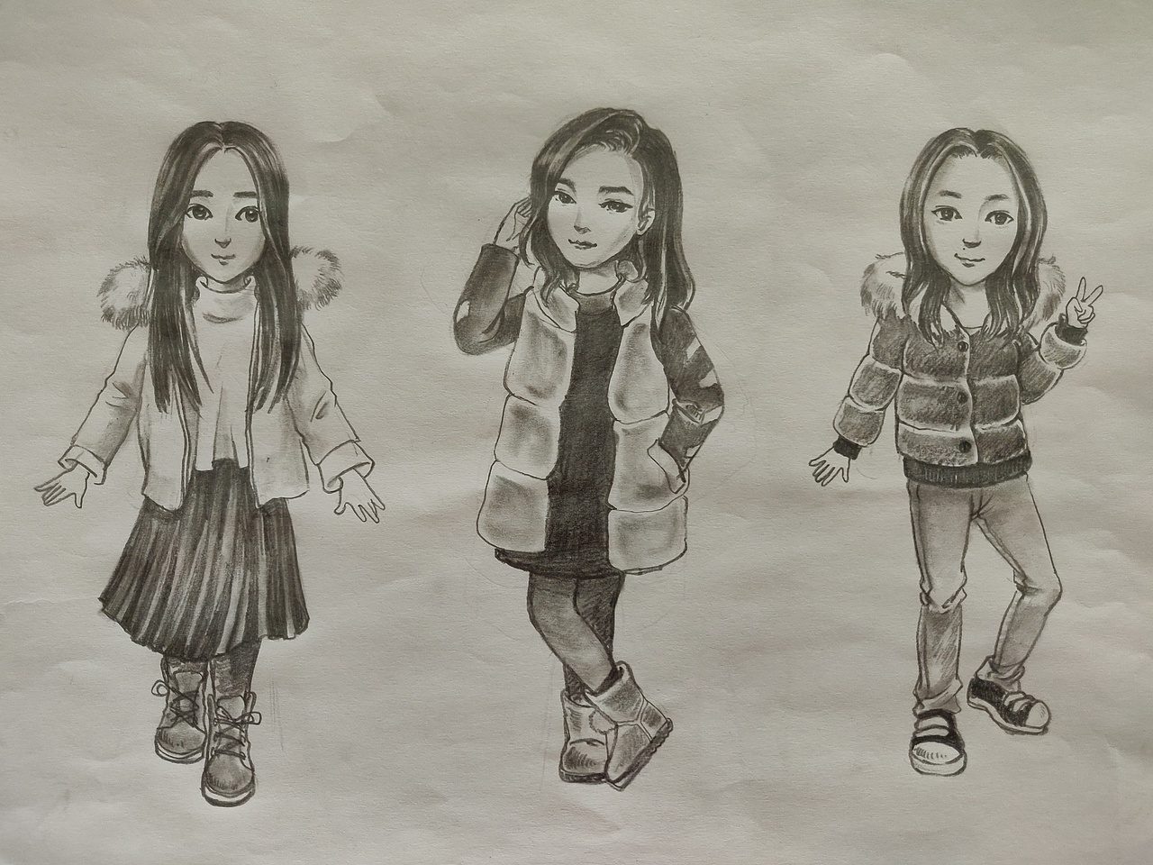 公司人物卡通形象设计绘制