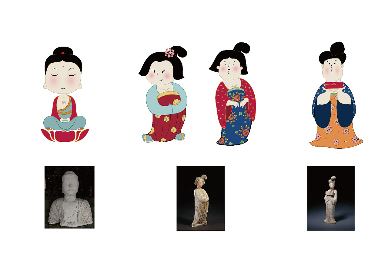 故宫人偶设计（图ZNzEwMDQ3NDQ=） - 生活用品 - 站酷设计师梁人尹原创素材 - 站酷ZCOOL