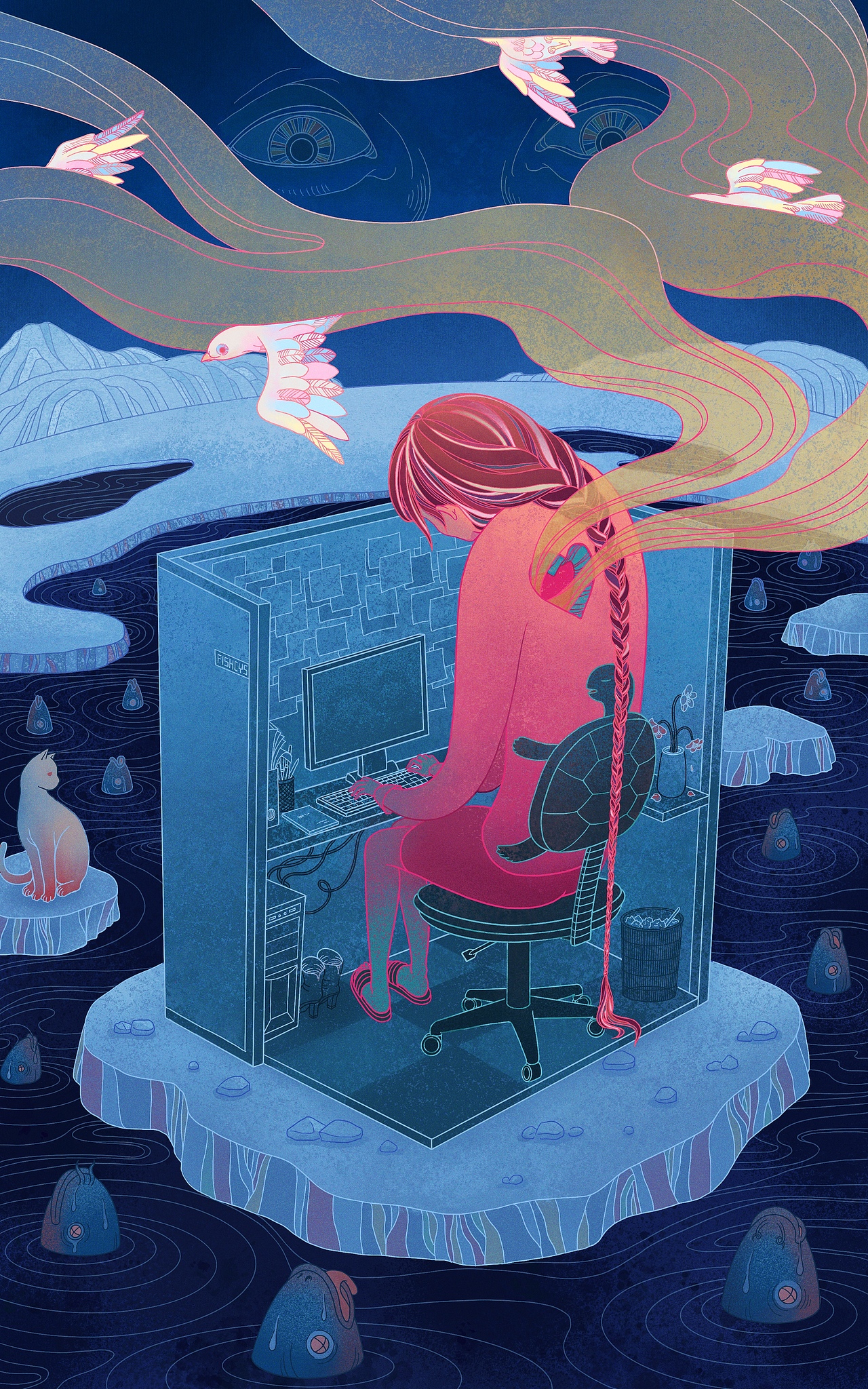 关于抑郁的一些感想_陈小鱼fishcys-站酷ZCOOL