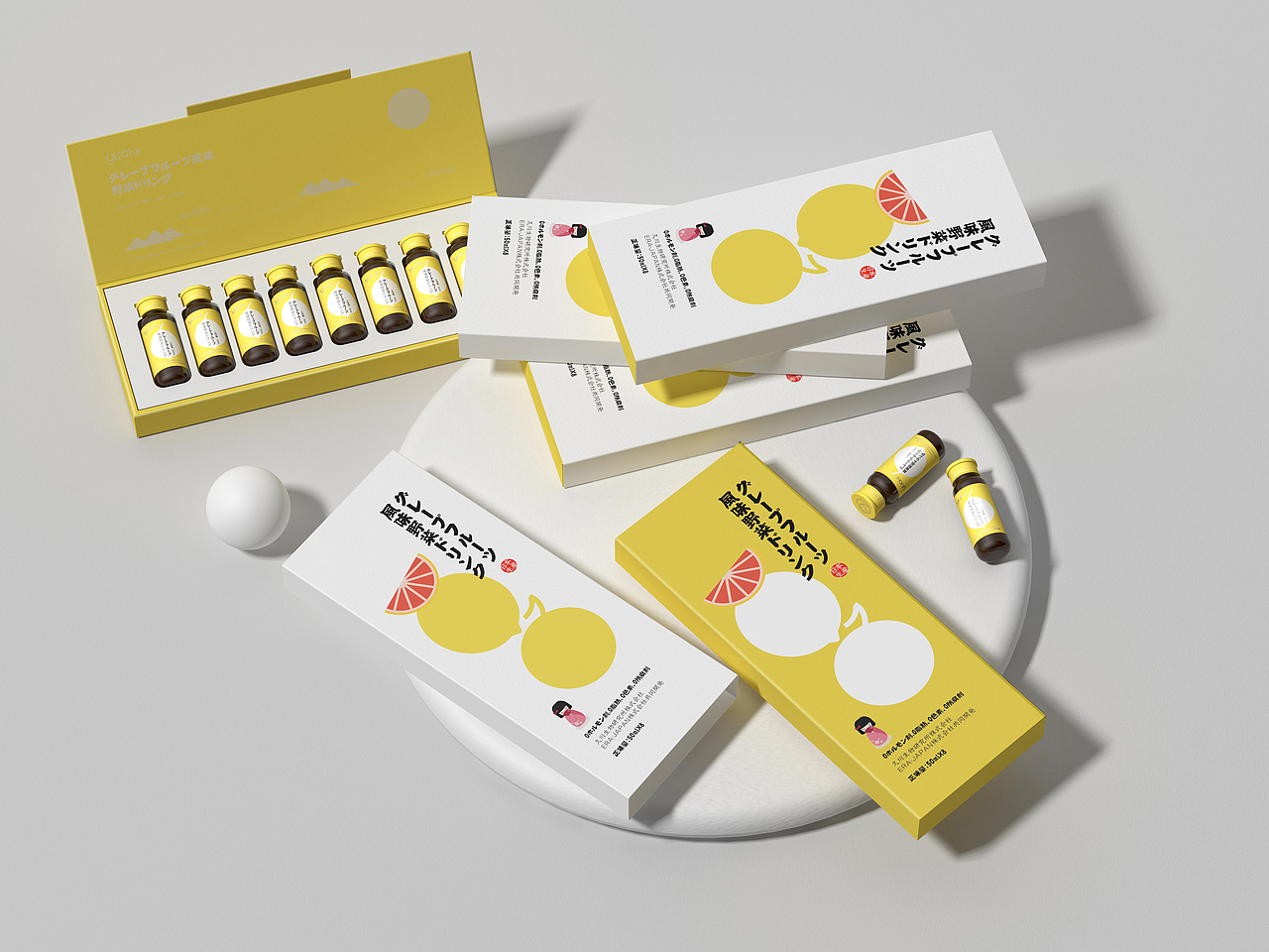 YUCHII酵素饮品产品包装设计