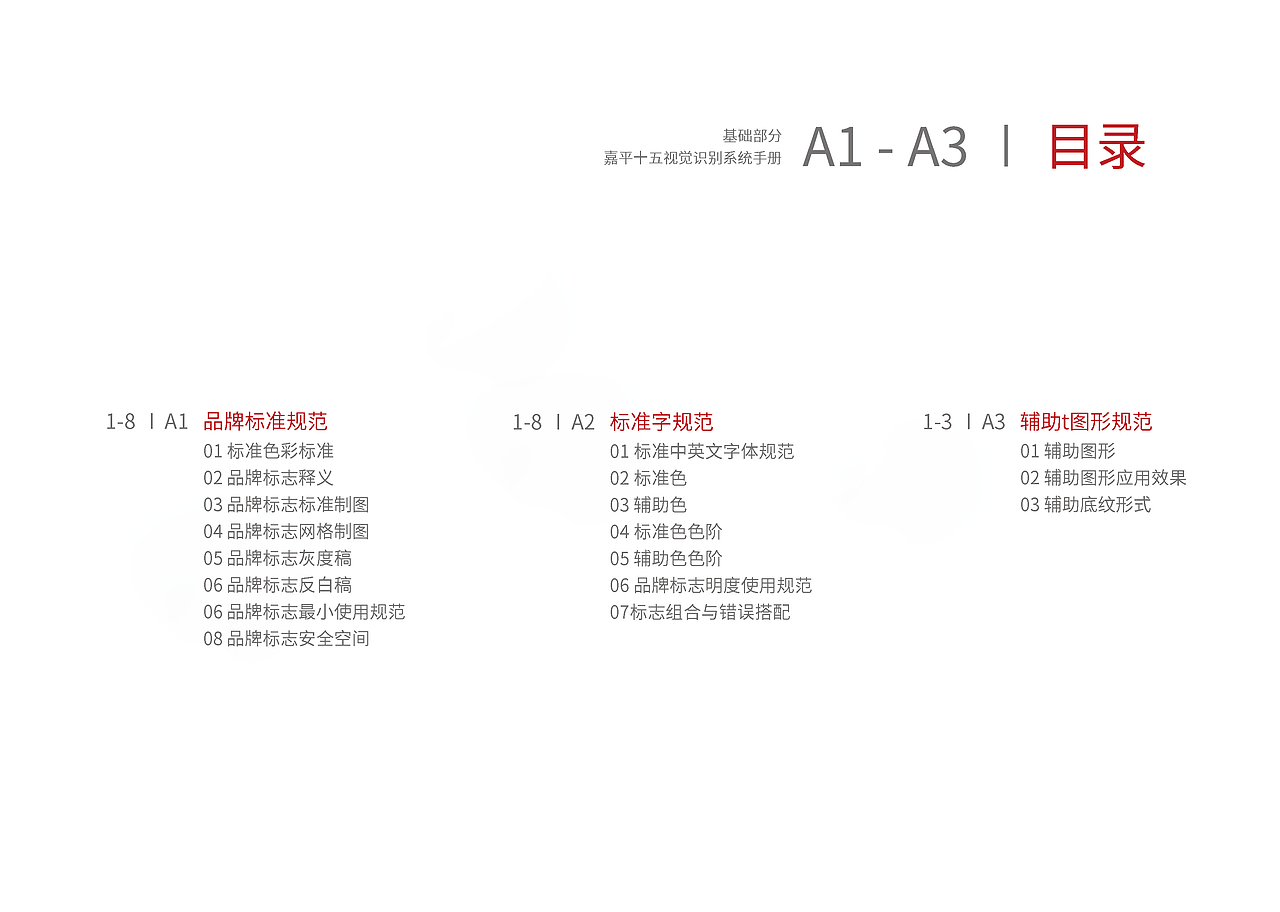嘉平十五视觉识别系统VI手册（图ZMTg1NzYwNjIw） - 品牌 - 站酷设计师好甜一颗北冰洋原创素材 - 站酷ZCOOL