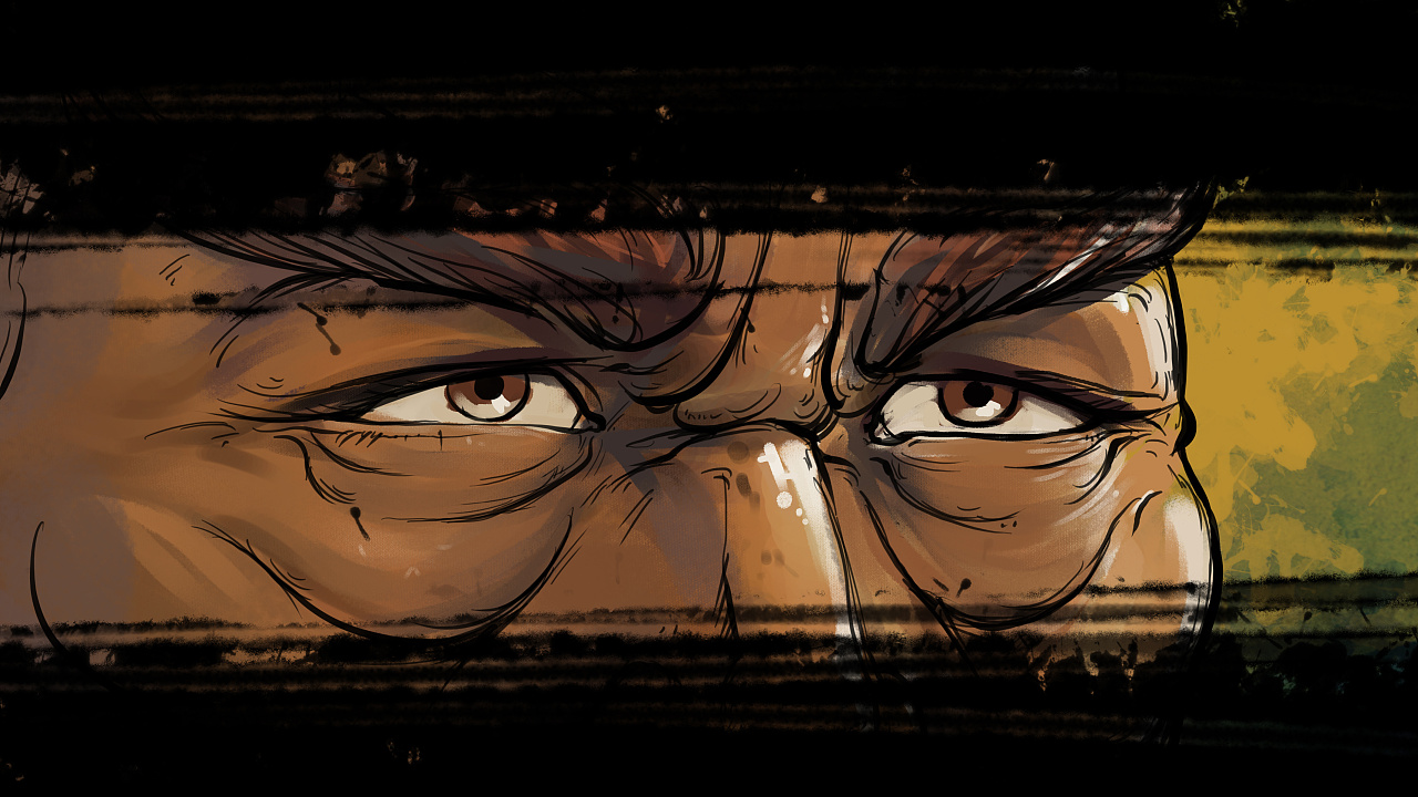 为电影《喜乐长安》绘制的一组港漫武侠风格的插图|插画|商业插画|有