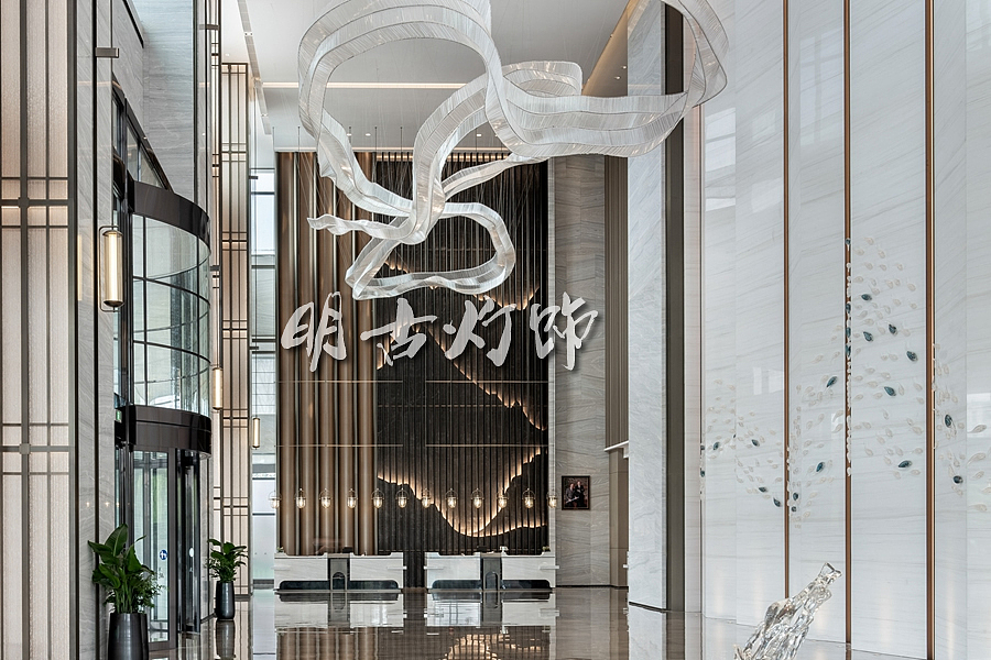 五星级酒店大堂艺术吊灯 明古灯饰（图ZMjExMjQyODc2） - 家装设计 - 站酷设计师明古灯饰定制图库原创素材 - 站酷ZCOOL
